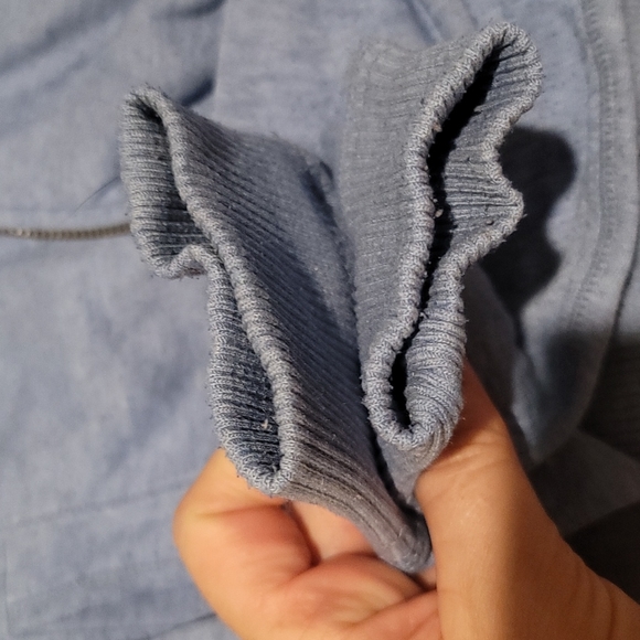 STUNNING VINTAGE VS PINK 'AMAZING' LIGHT BLUE HOODIE - Picture 13 of 14